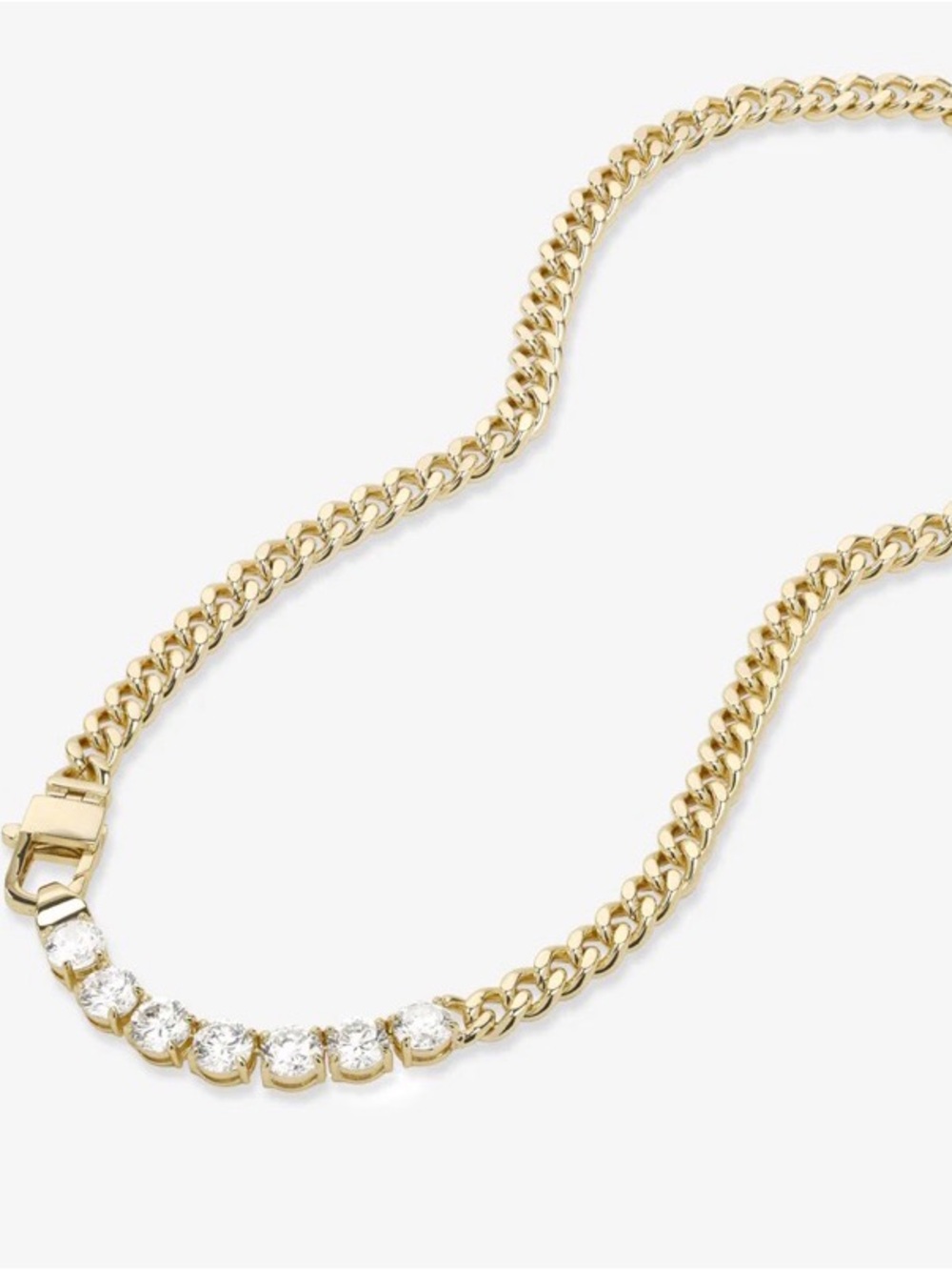 Melinda Maria Julian Loves Diamonds Necklace 6.8mm - Picture 2 of 6